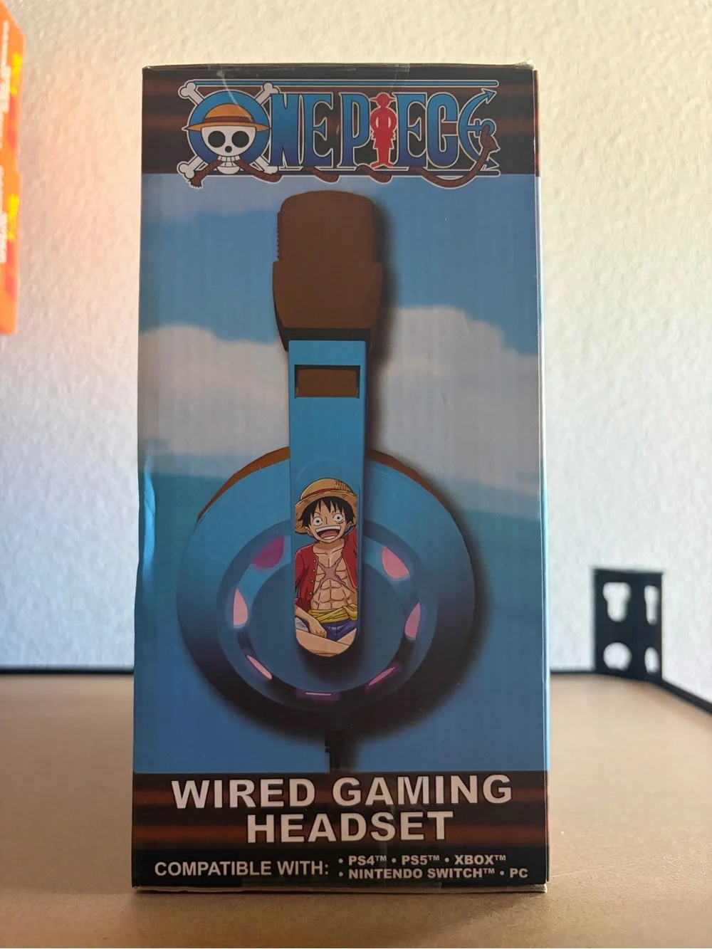 Onepiece Blue Wired Gaming Headset with LED Lights